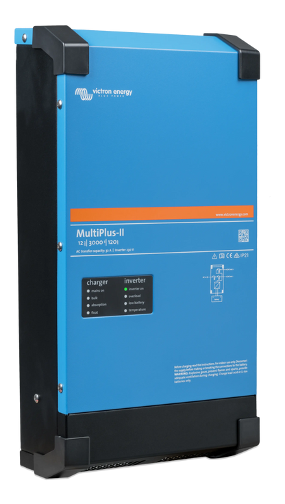 Victron MultiPlus-II 12/3000/120-50 120V Inverter Charger (UL 458)