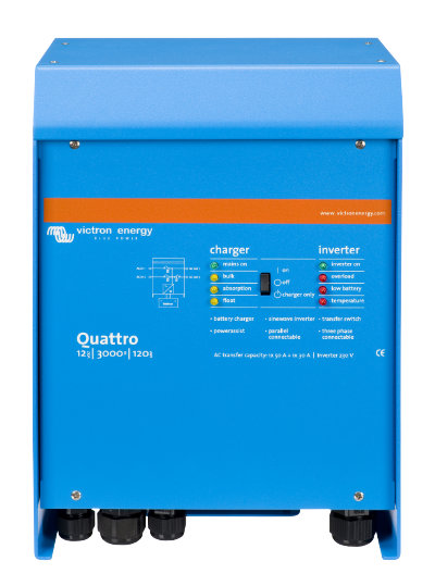 Victron Quattro 12/3000/120-50/50 230V VE.Bus  Inverter/Charger