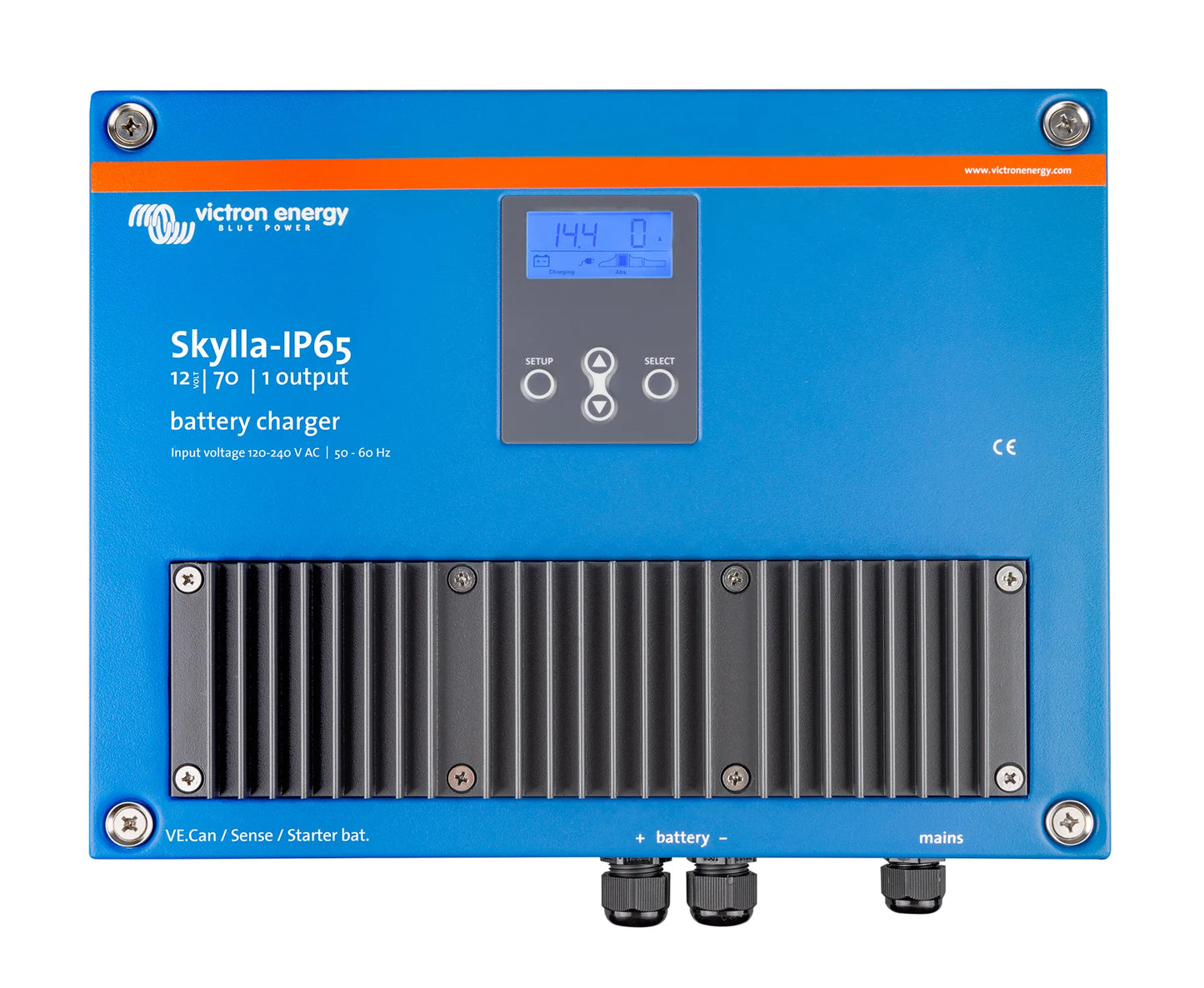 Skylla IP65 Battery Charger 12V 70A (1+1) - Front