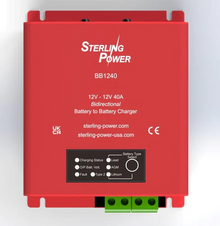 Sterling Power Battery to Battery Charger 12V input to 12V output 40amp DC powered charger
