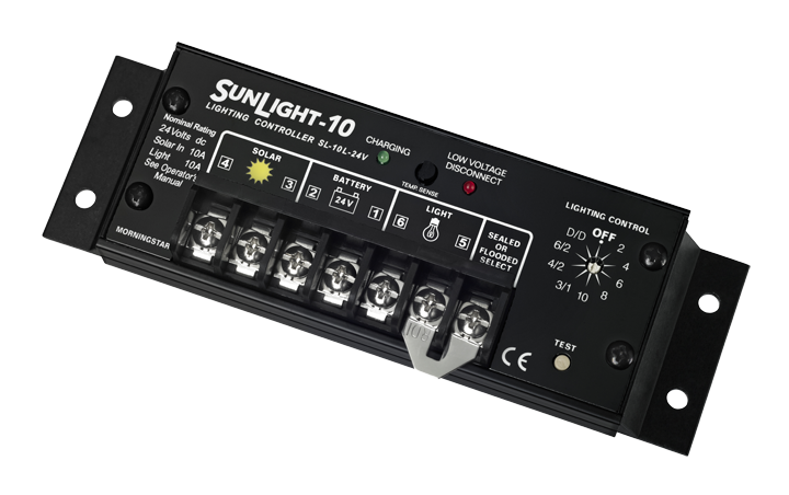 MorningStar SunLight Solar Lighting Controller model # SL-10L-24V | eMarine