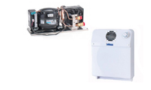 Compact VE150 Fin Evaporator, Fan for Cold Air Distribution, Mounting Plate, Air Cooled, 5.3 cu.ft. Fridge