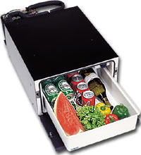 Isotherm Cruise 36 Classic Black - AC/DC, Black Door, 3-Sided Black Flange, Remote Mount Compressor