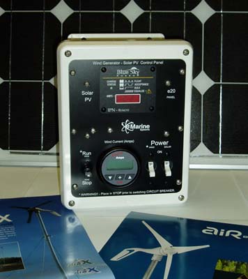 AIRBz Wind/Solar e20Cnt Panel Enc w/Aux O