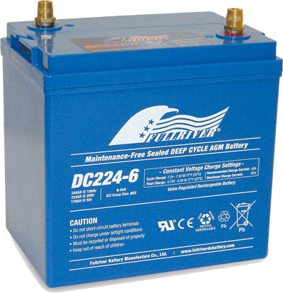 Full River DC224-6 Deep Cycle Battery - Golfcart