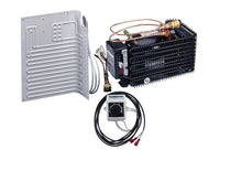 Isotherm Compact "2007" L-shaped Evap. (13.2 x 9.8 x 4.4), Click-on Bracket, Air Cooled, 3.5 cu.ft. fridge or 1.1 cu. ft. freezer