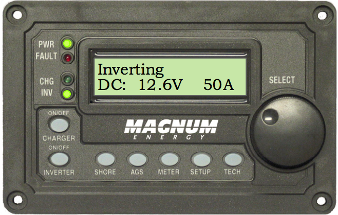 Magnum ME-RC50 Remote Control with 50 Foot Cable