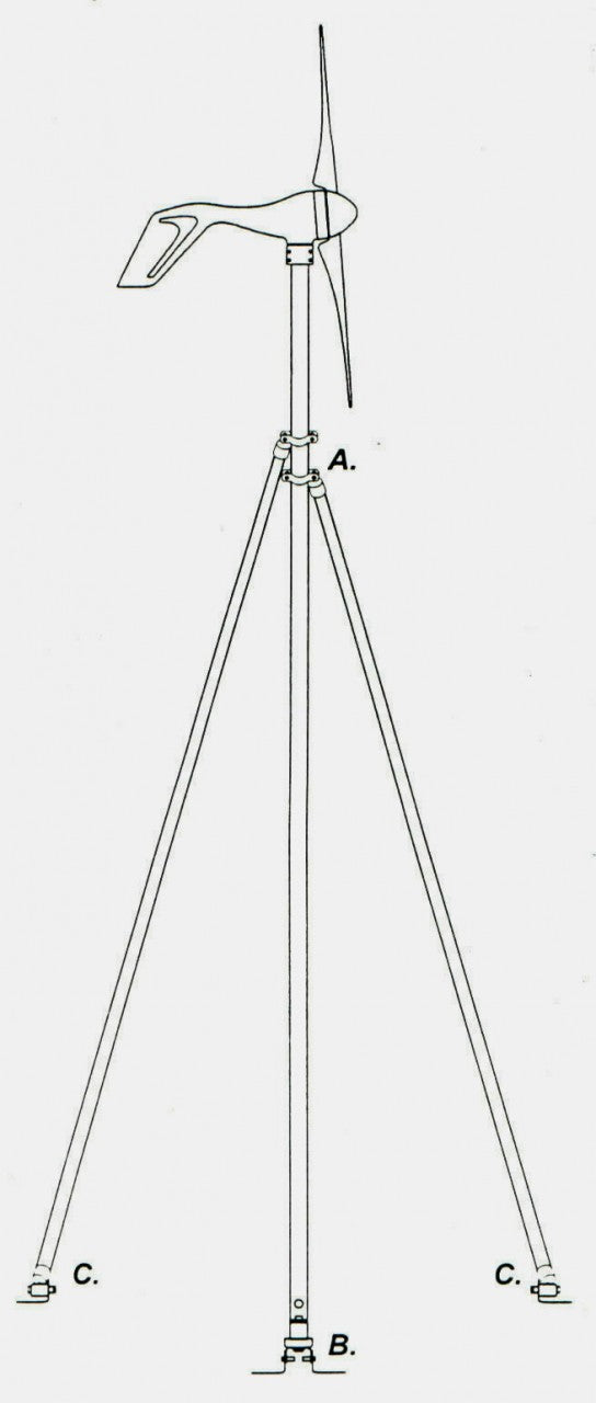 Mast Kit Rutland 504 Wind Generator