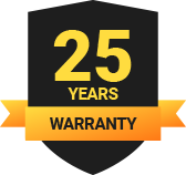 SLD Tech Warranty Badge 25 Years for 80% Power Output
