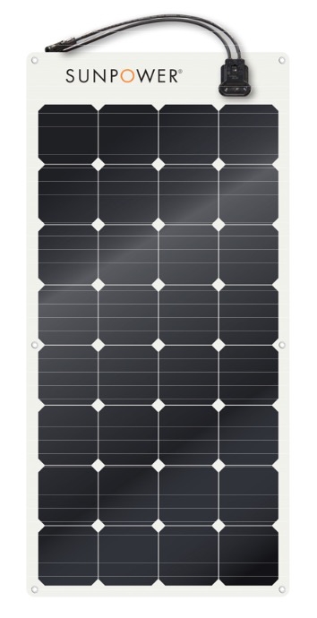 SunPower 100W Solar Panel 12V - E Marine Systems