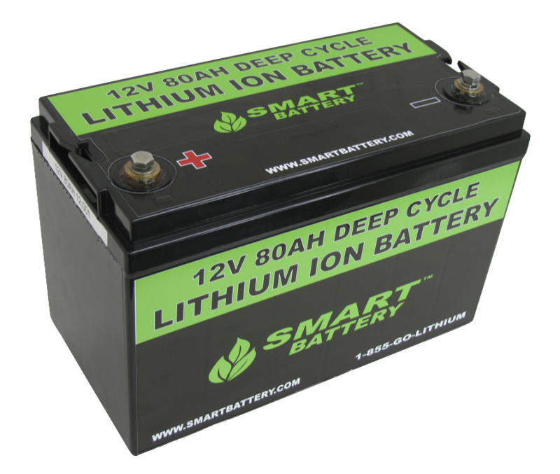geestelijke Port Tonen SMART Battery SB80 12V 80AH Lithium Ion Battery