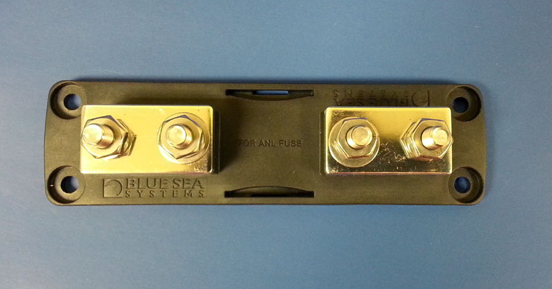 ANL Fuse Block 35-750A w/Cover Fuse Block, 30-750 Amp DC, Blue Sea PN 5503, FSH10405